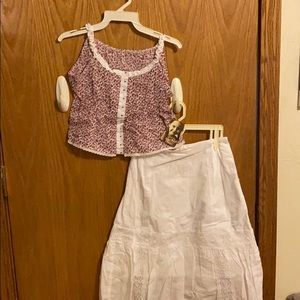 Geo-Rags Tank and Skirt Outfit